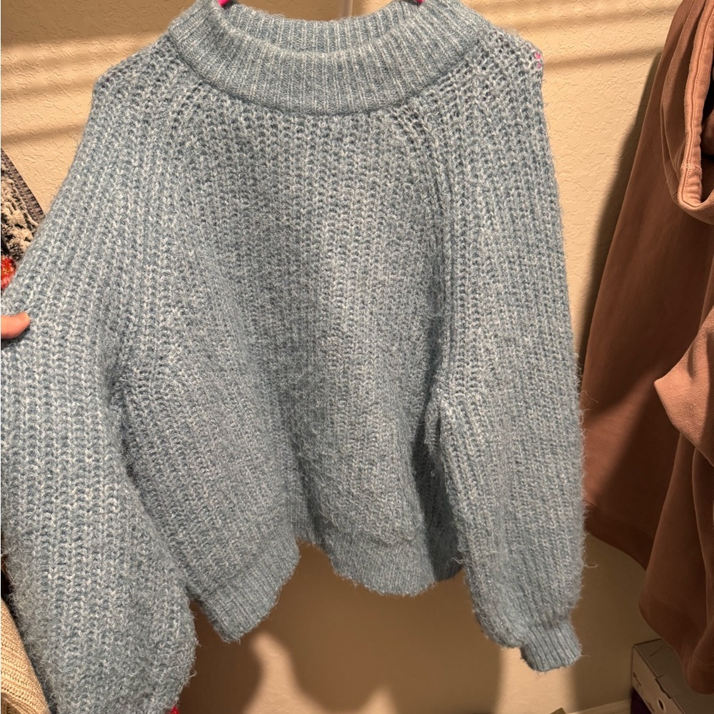 Universal Thread Light Blue Turtleneck Sweater - image 1